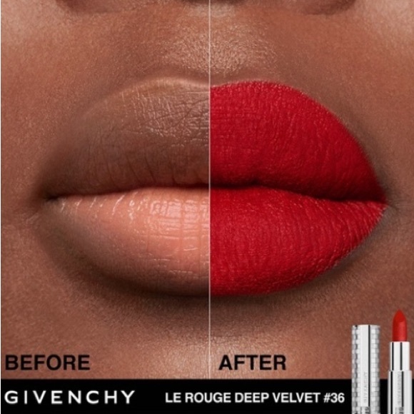 New Givency Le Rouge Deep Velvet #36, Powdery Matte High Pigmentation. - Picture 5 of 5